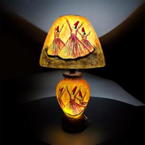 brown sufism camel skin lampshade (copy)