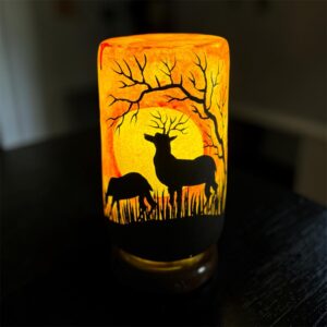 deer camel skin glass lamp (copy)